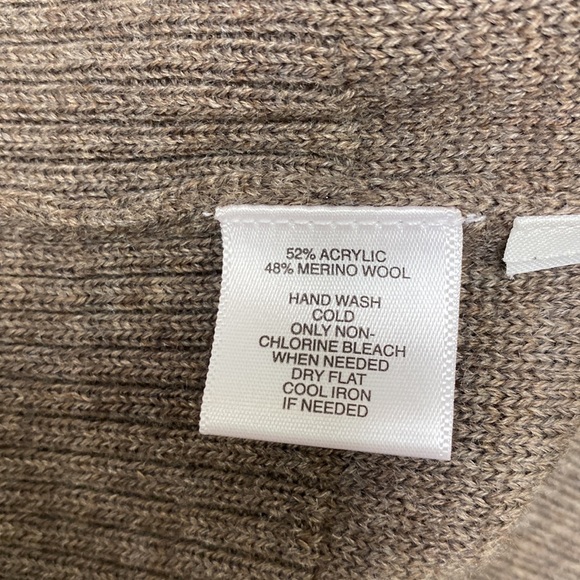 Ann Taylor LOFT Brown Day Sheath Short Sleeve Dress - Picture 6 of 6